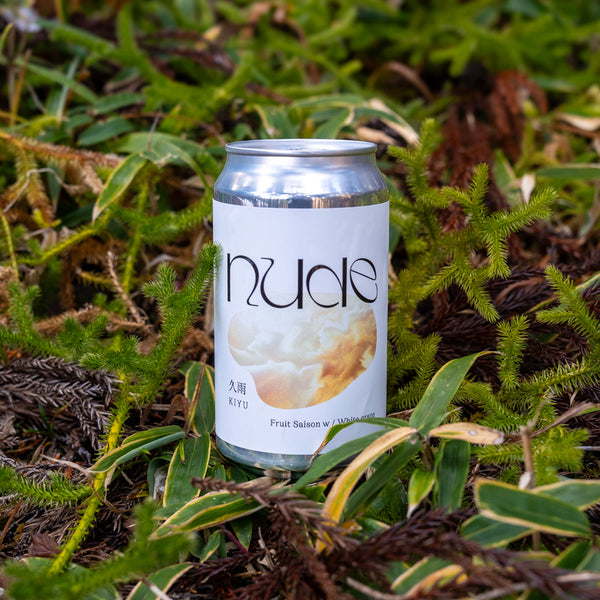 NUDE BEER KIYU -久雨- Fruit Saison w/ White Grape （karuizawa Q & UNDERGROUND赤羽コラボ） 350ml CAN