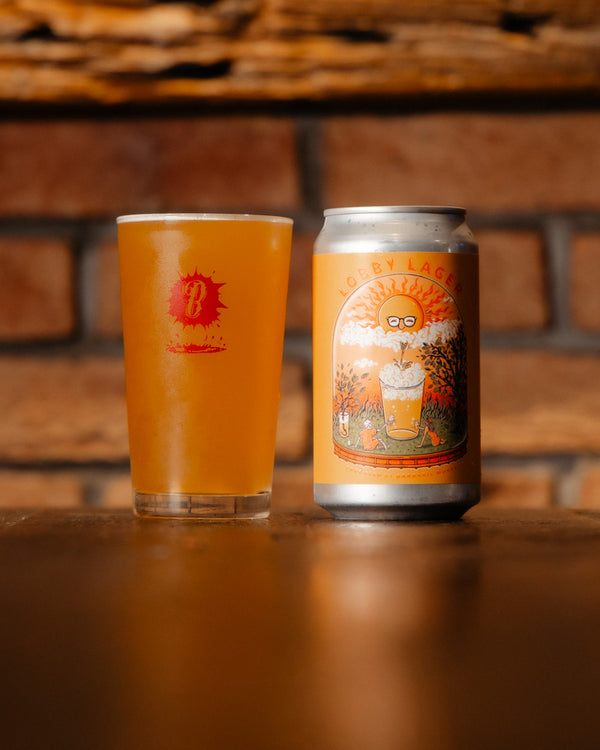 Barbaric WORKS LOBBY LAGER 350ml CAN