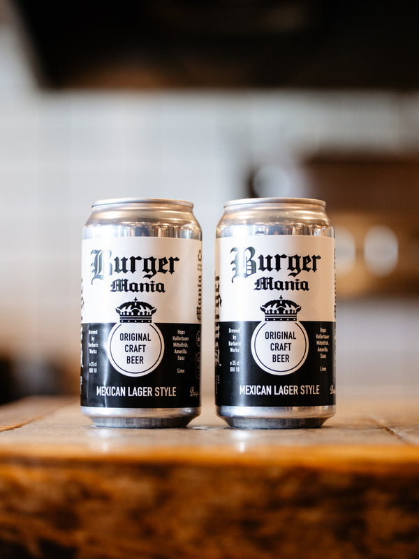Barbaric WORKS × Burger Mania "Burger Mania" Mexican Lager 350ml CAN