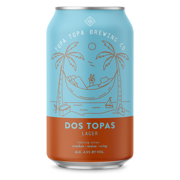 Topa Topa Dos Topas Lager 350ml CAN