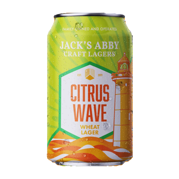 Jack's Abby Craft Lagers Citrus Wave Wheat Lager 355ml CAN