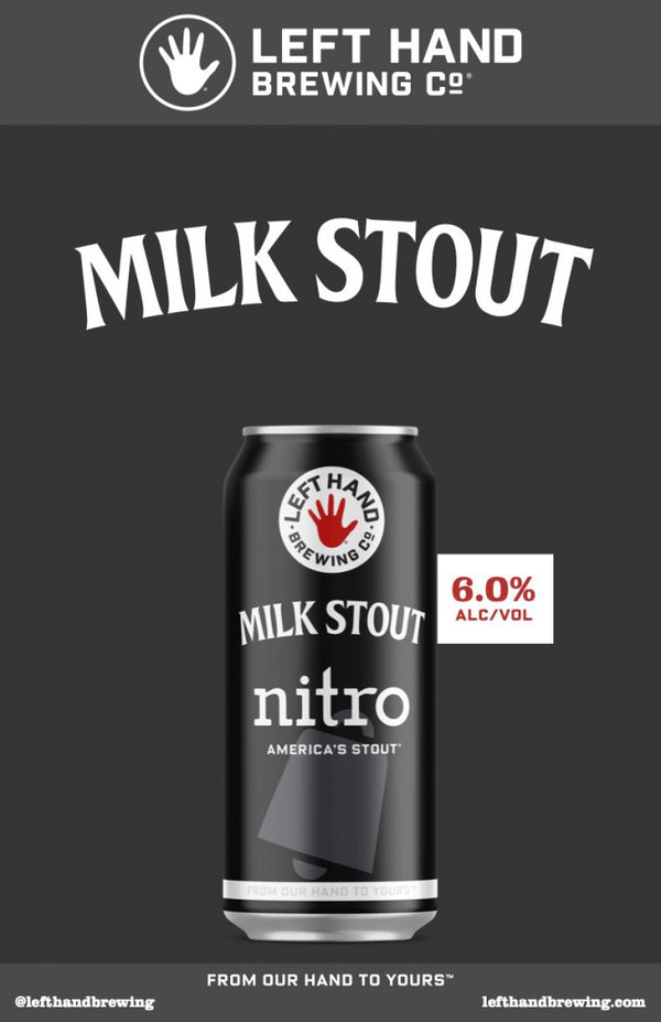 LEFT HAND Milk Stout Nitro 473ml CAN