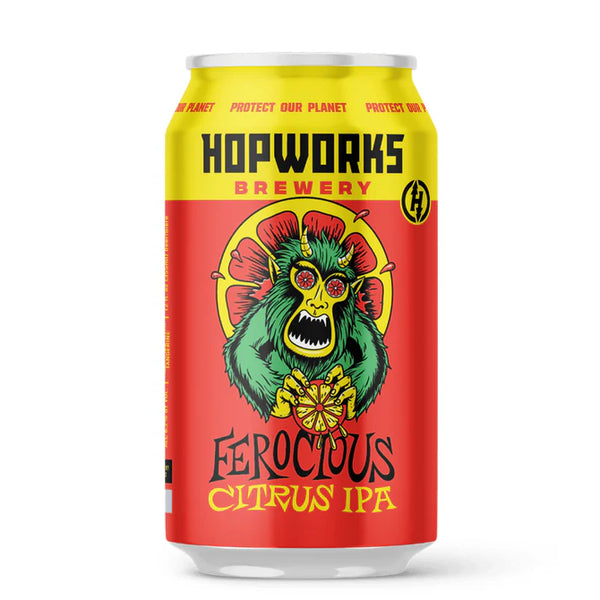 Hopworks Urban Brewery FEROCIOUS CITRUS IPA 355ml CAN